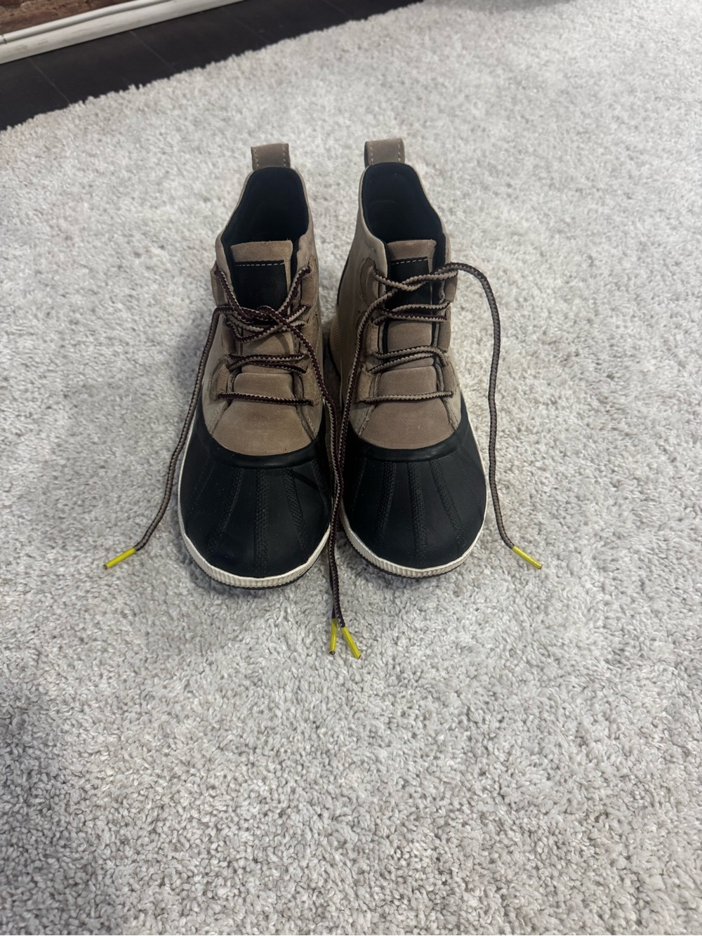 Sorel Women's Black and Brown Booties